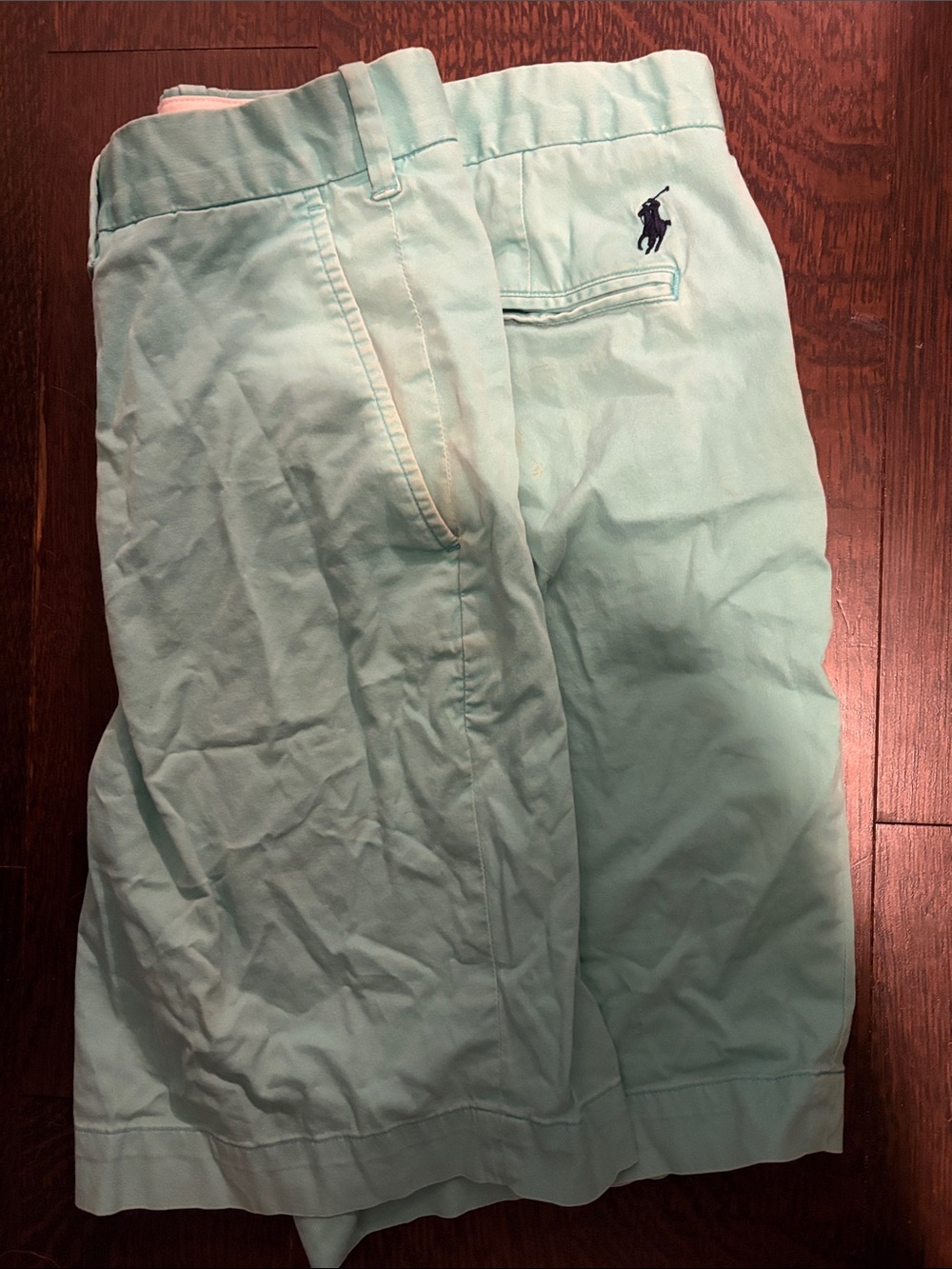 Polo by Ralph Lauren Light Mint Cotton Chino Shorts size 33 waist